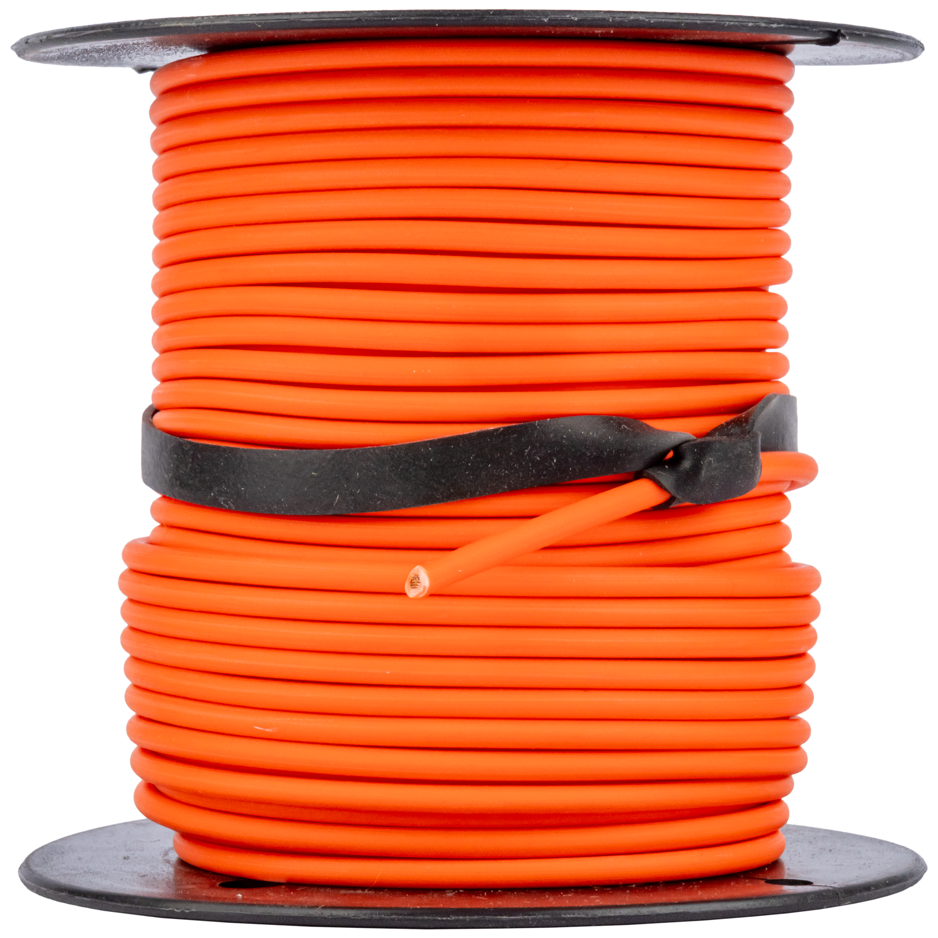 Cross-Linked Polyethylene Single Conductor Wire - 100 ft - 12 ga - Orange
